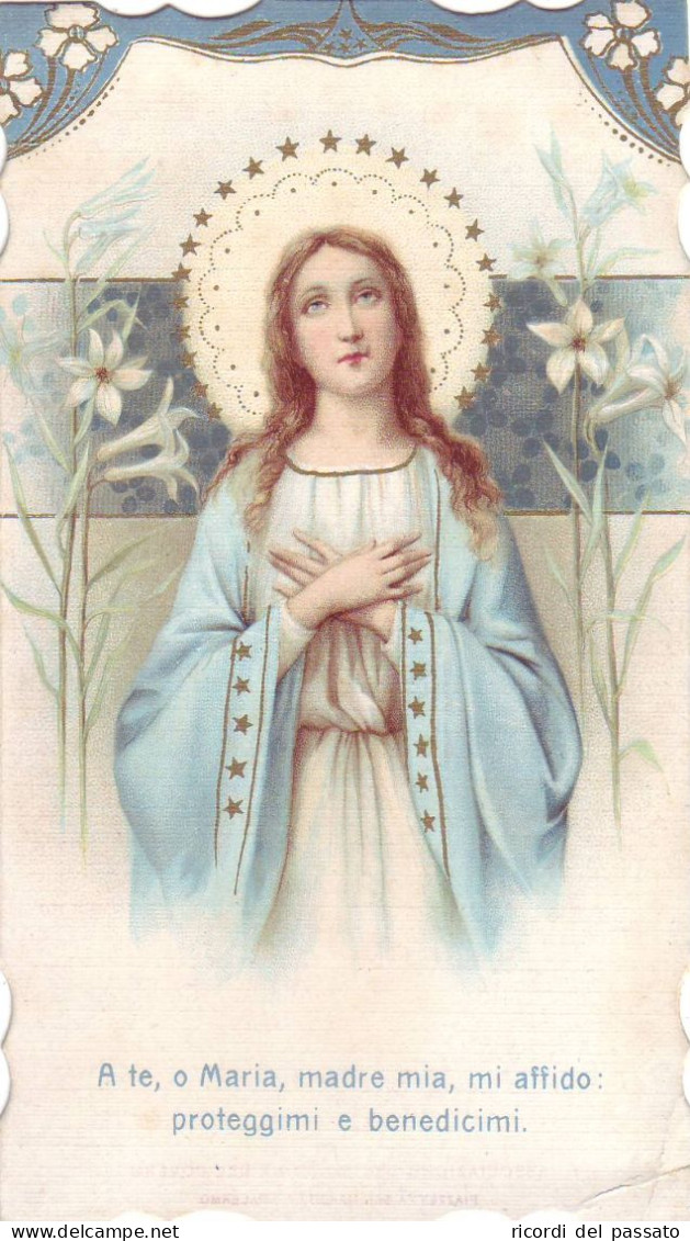 Santino Fustellato Beata Vergine Immacolata - Andachtsbilder
