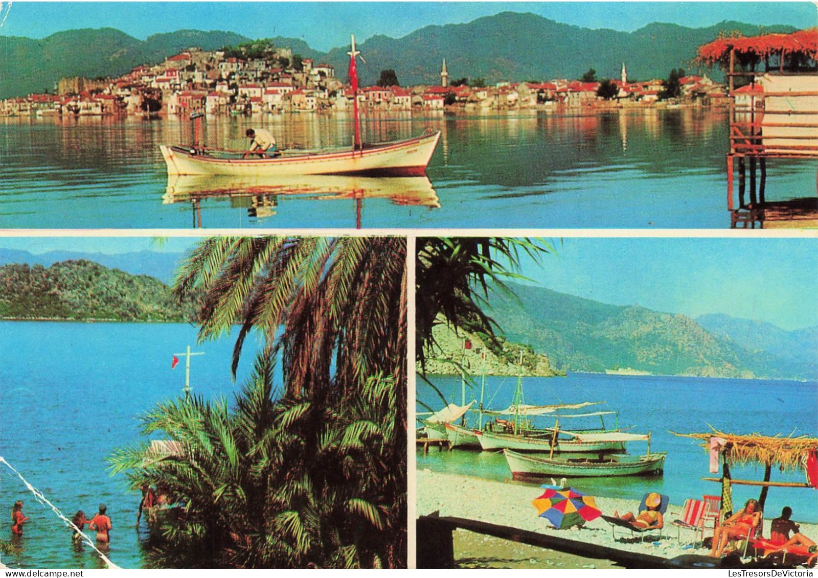 TURQUIE - Marmaris - Turkey - Views From The City - Sehirden Gorunusler - Multi-vues - Animé - Carte Postale Ancienne - Turquie