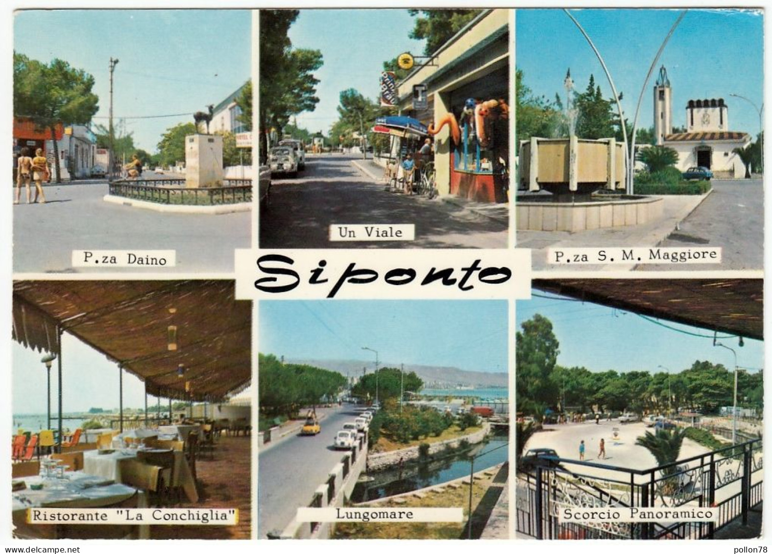 SIPONTO - MANFREDONIA - FOGGIA - 1977 - VEDUTE - Manfredonia