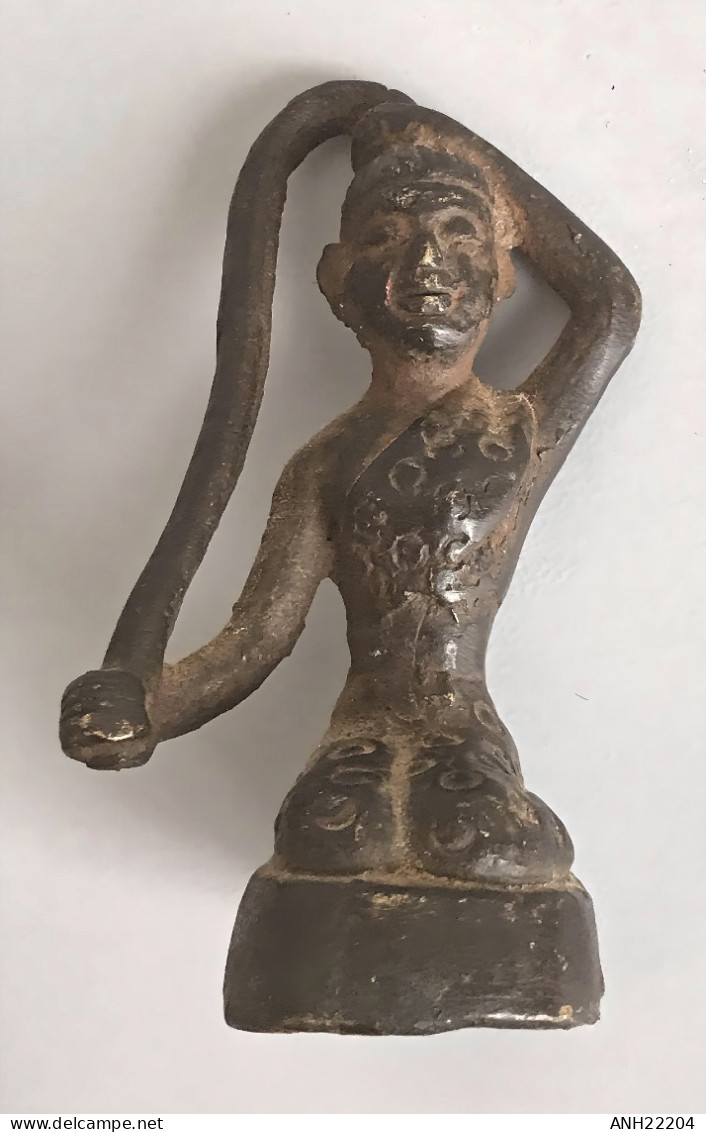 Antique et rare amulette / statuette de Mae Per - Bronze - Thailande, 18ème / 19ème siècle