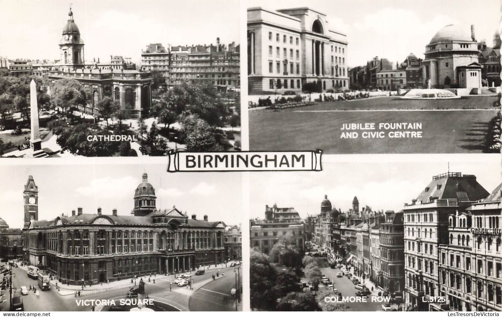 TURQUIE - Birmingham - Cathedral - Jubilee Foutain And Civic Centre - Victoria Square - Colmore Row - Carte Postale - Turquie