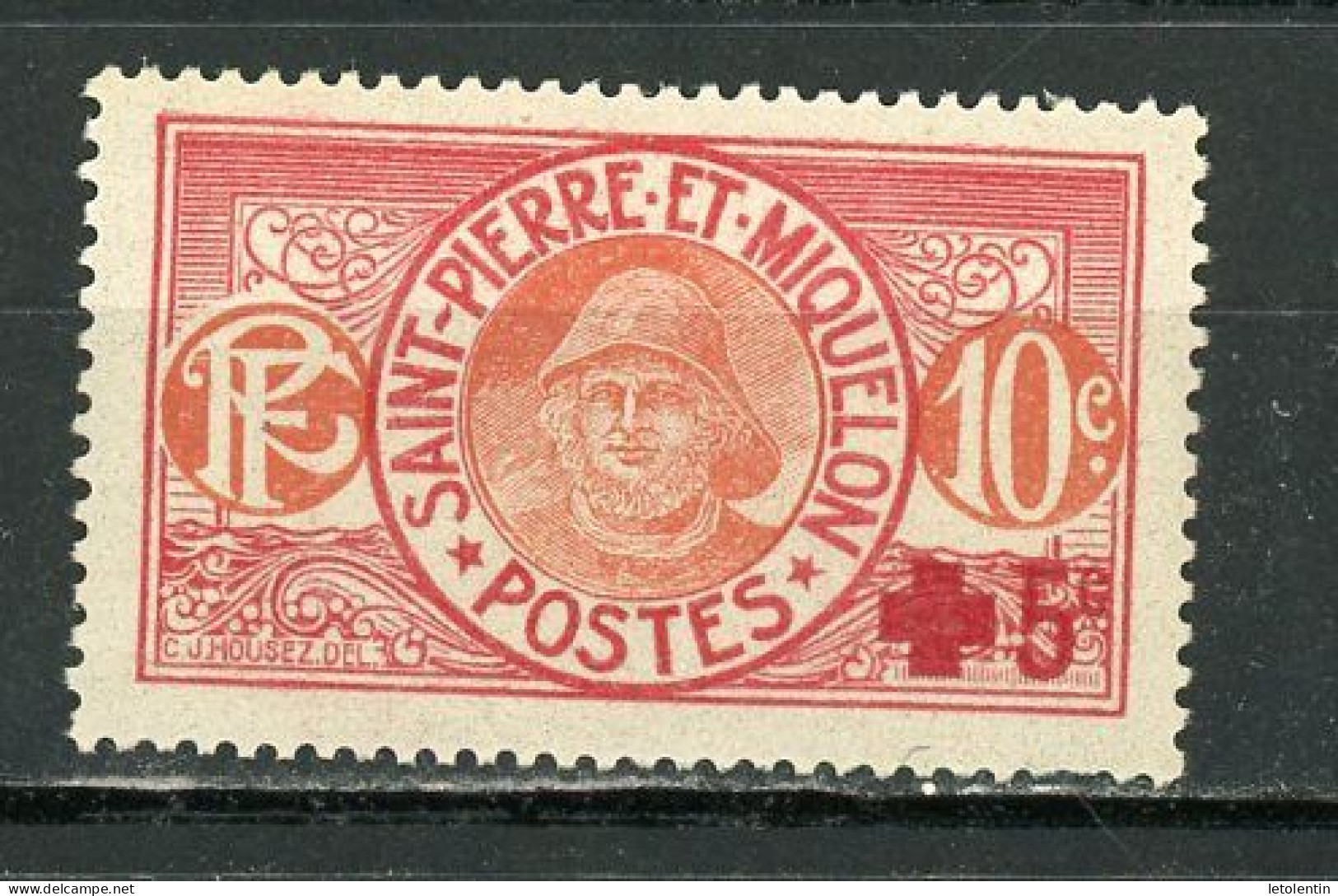 St PIERRE ET MIQUELON - PÊCHEUR - N° Yvert 105** - Unused Stamps
