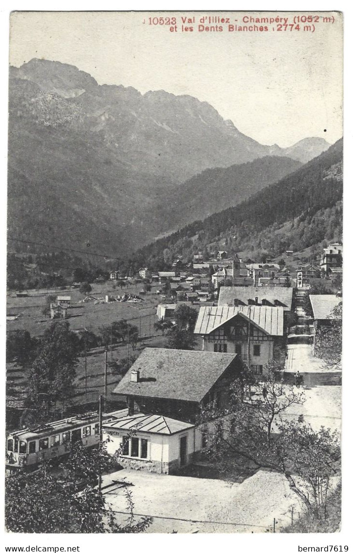 Suisse - Val D'illiez -  Champery  1052 M-  Et Les Dents Blanches 2774 M - Champéry