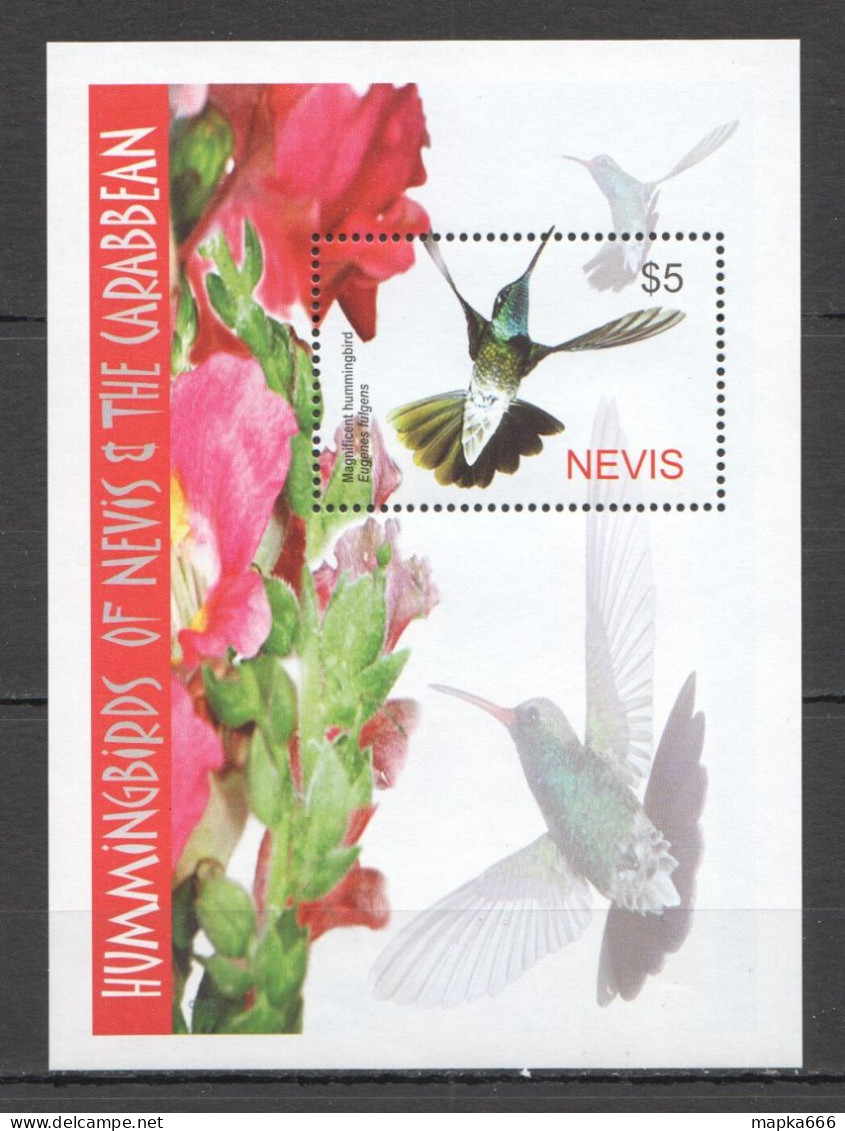 Ft213 2005 Nevis Hummingbirds Of Nevis & The Caribbean Birds Fauna Bl251 Mnh - Autres & Non Classés