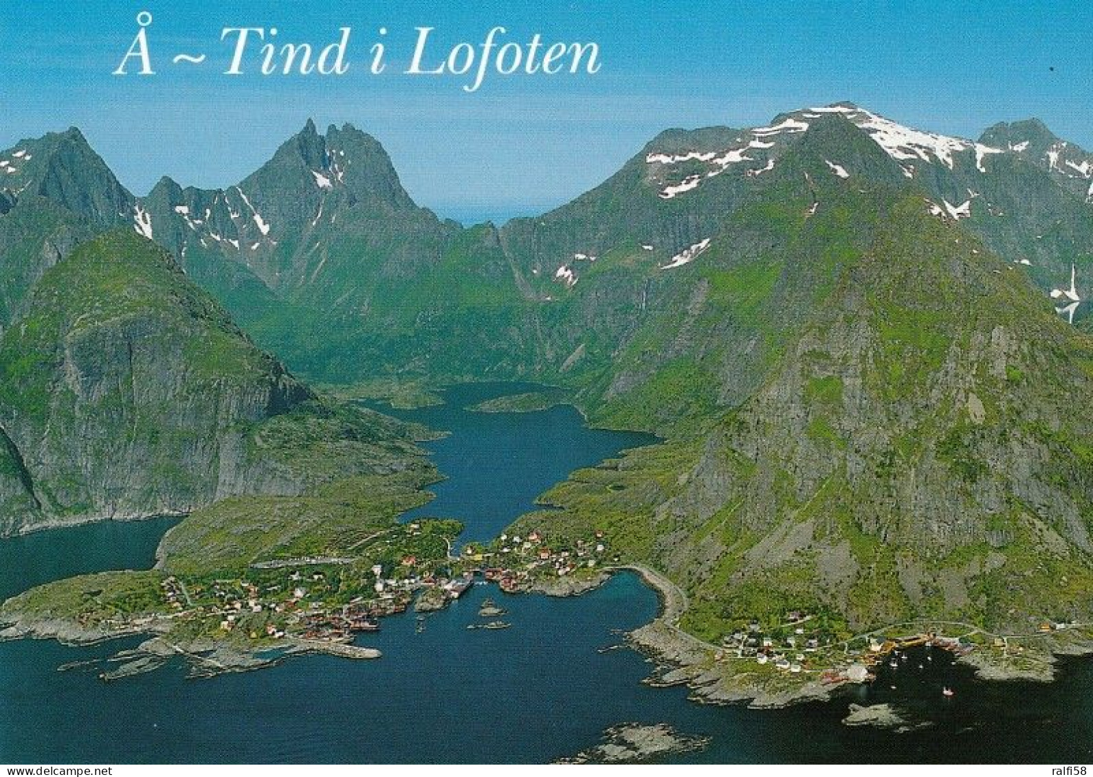 1 AK Norwegen / Lofoten * Blick Auf Den Ort Å I Lofoten (aber Auch Nur Å) Auf Der Insel Moskenesøy * - Noorwegen