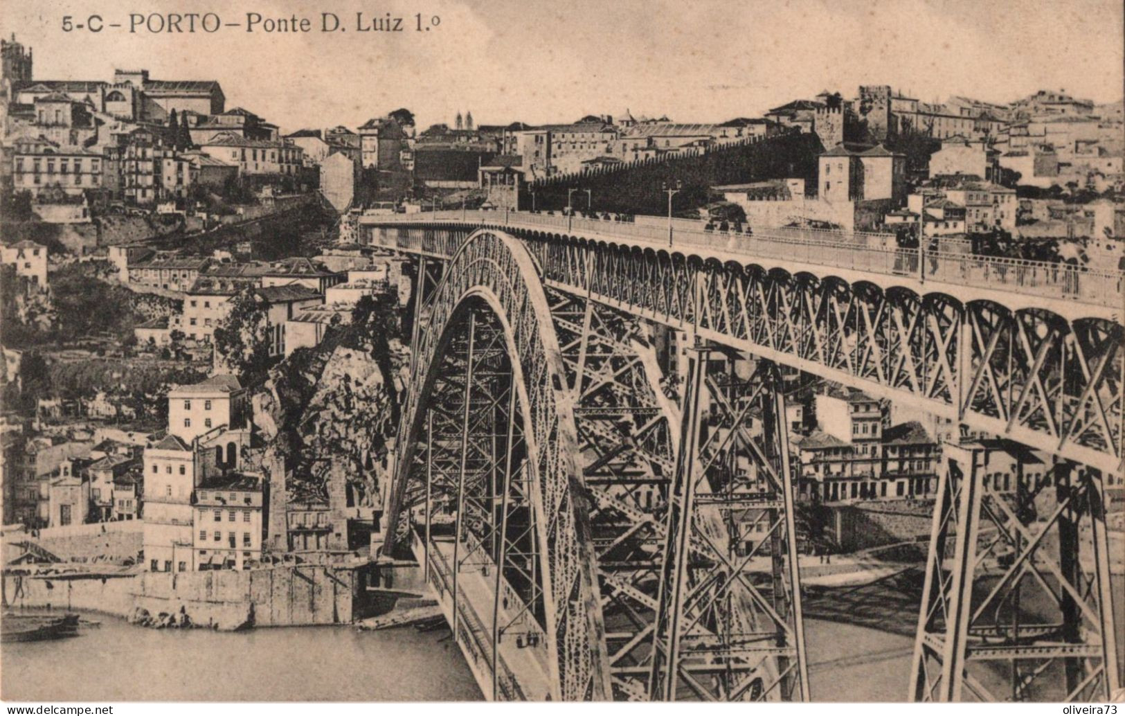 PORTO - Ponte D. Luiz Iº (Ed. Alberto Ferreira - Nº 5-C) PORTUGAL - Porto