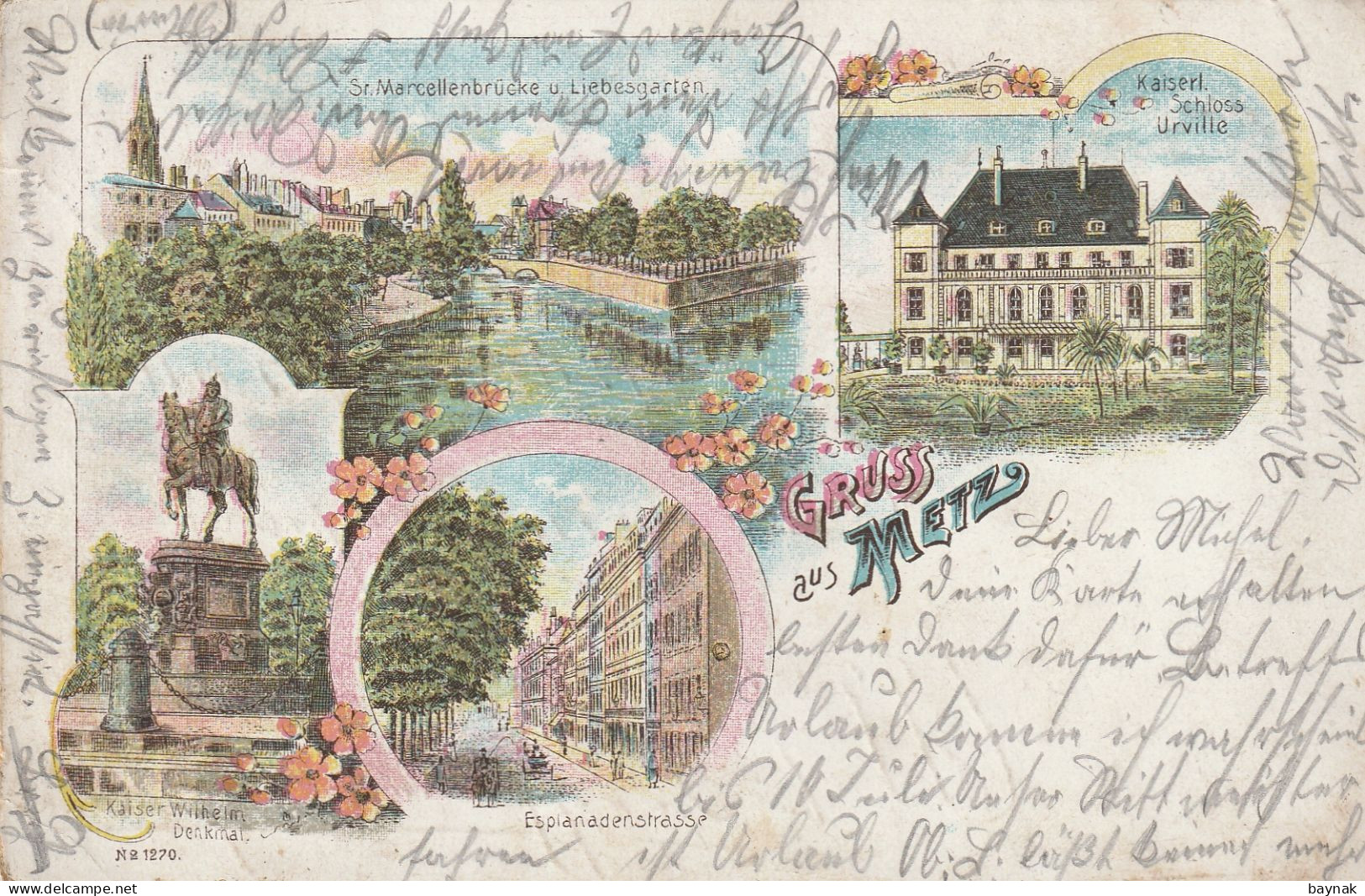 FR3194  --   GRUSS AUS METZ  --  LITHO   --  1901 - Metz