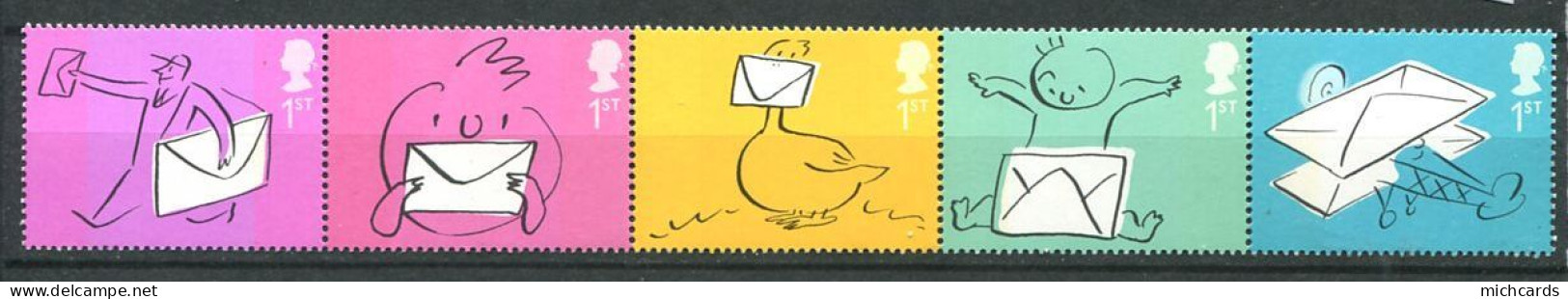 191 GRANDE BRETAGNE 2004 - Yvert 2518/22 - Dessin Humoristique - Neuf ** (MNH) Sans Charniere - Unused Stamps