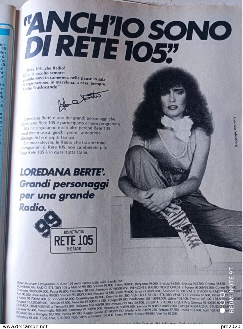 L’INTREPIDO 1983 I POOH LOREDANA BERTE’ - Sonstige & Ohne Zuordnung