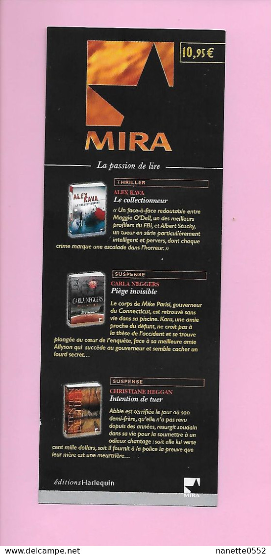 MP - MIRA La Passion De Lire - Ed. Harlequin - Bookmarks