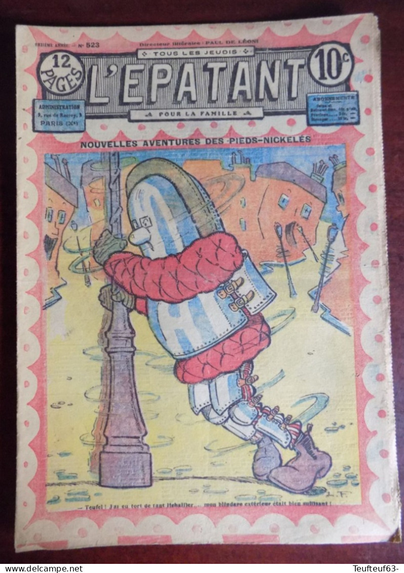 L'Epatant N° 523 Couv. Forton - Pieds Nickelés - - Other Magazines