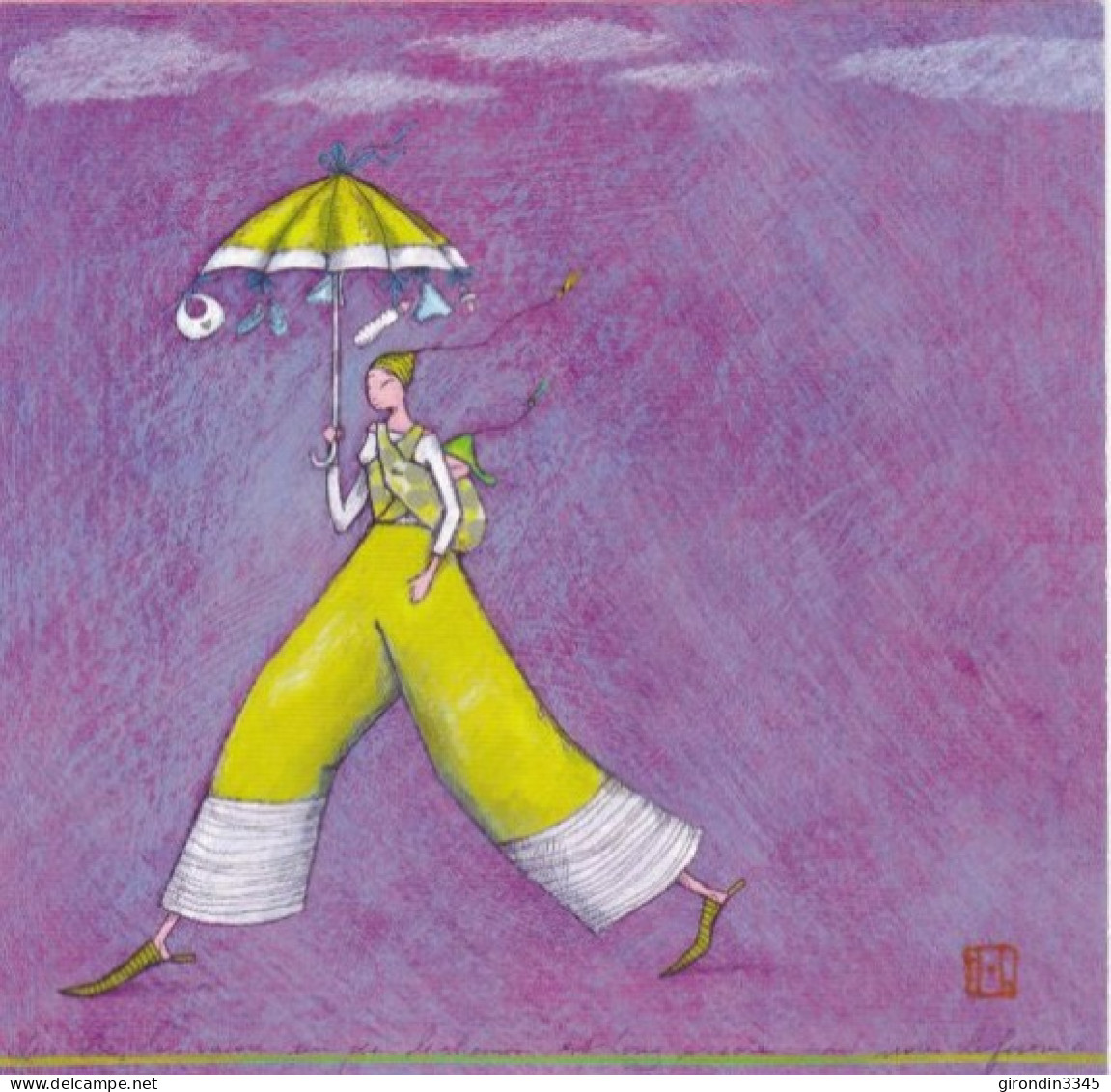 Parapluie Illustration De Gaëlle BOISSONNARD - Otros & Sin Clasificación