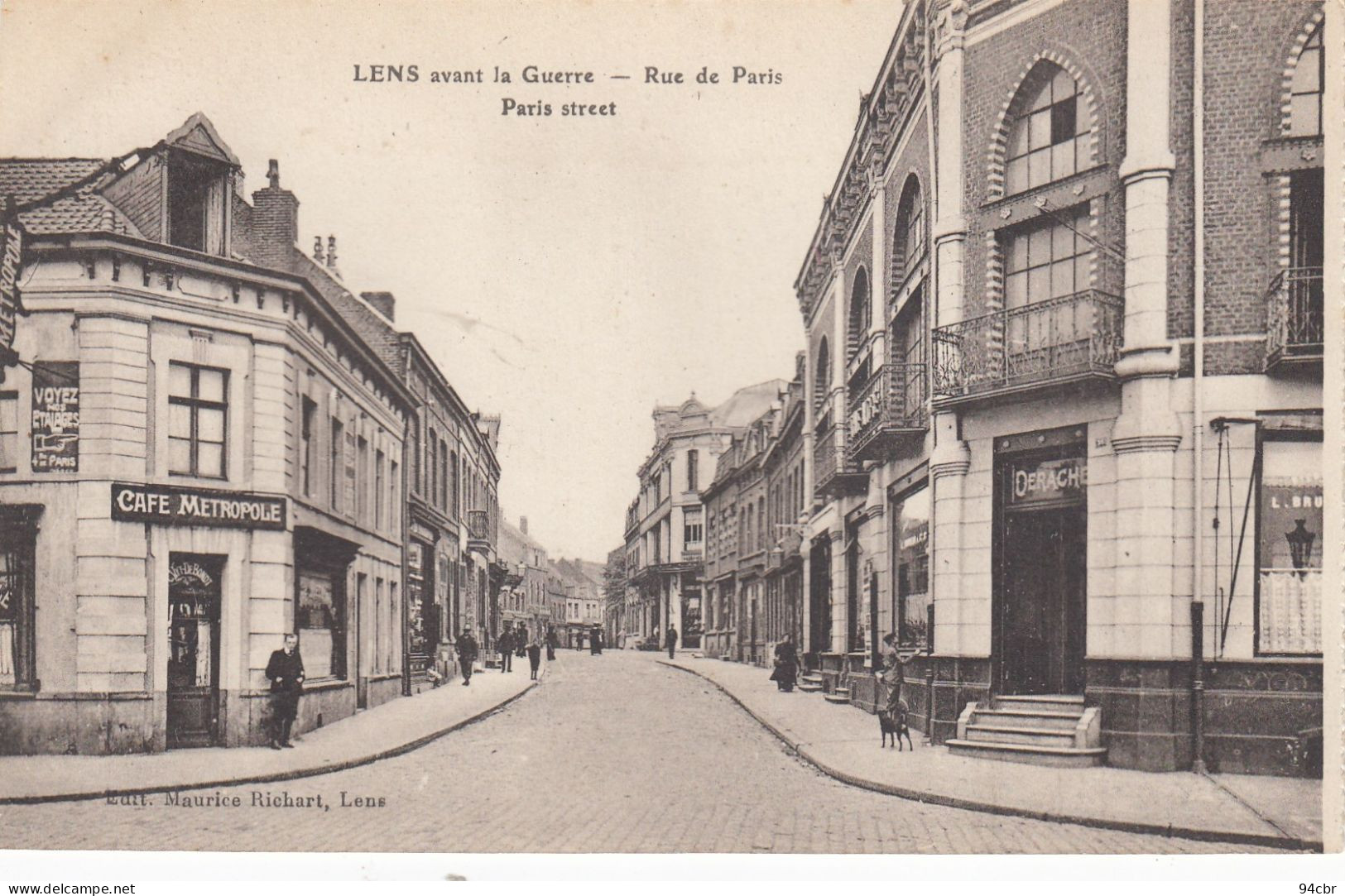 CPA (62) LENS   Rue De Paris - Lens