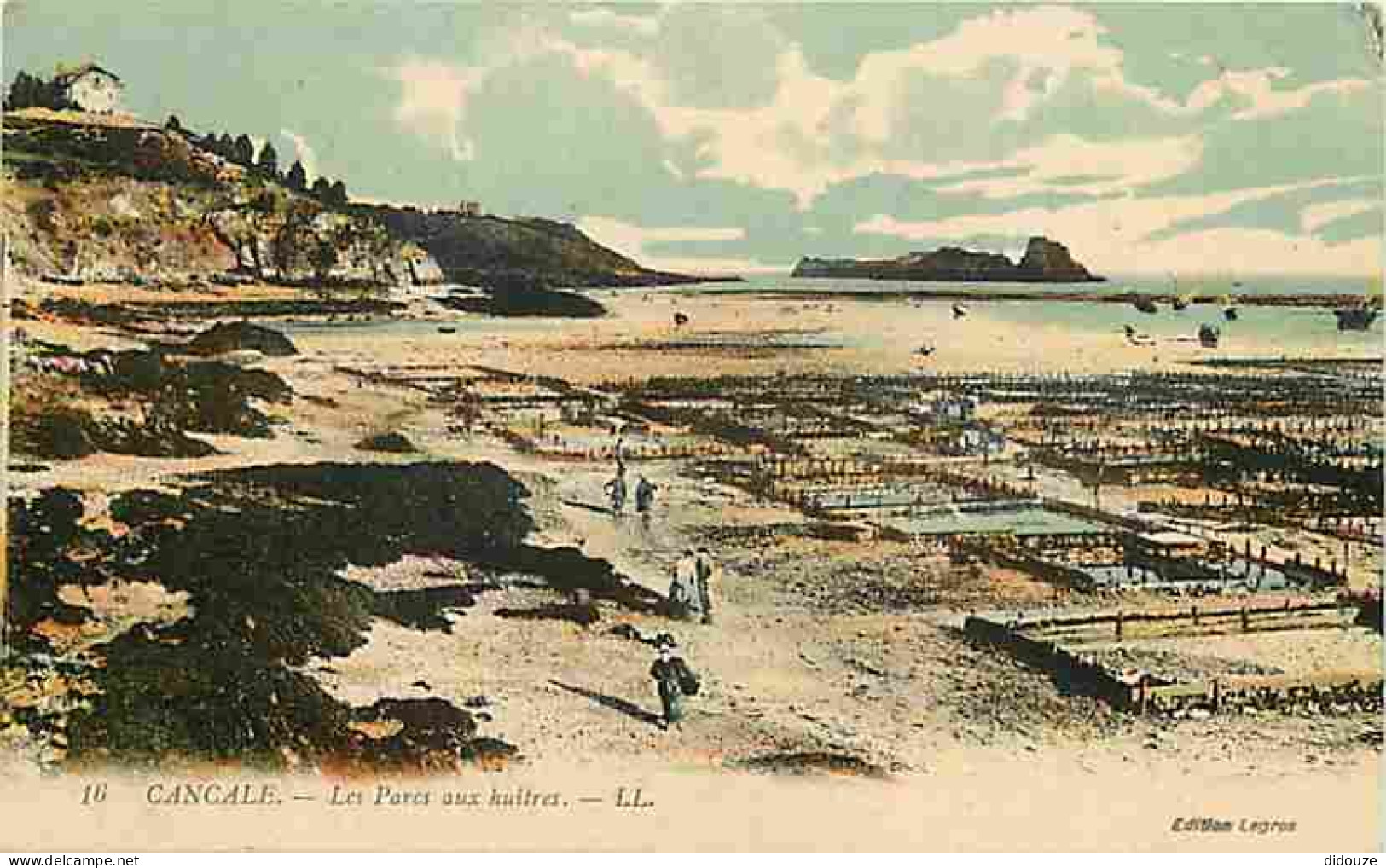 35 - Cancale - Les Parcs Aux Huitres - Animée - CPA - Voir Scans Recto-Verso - Cancale