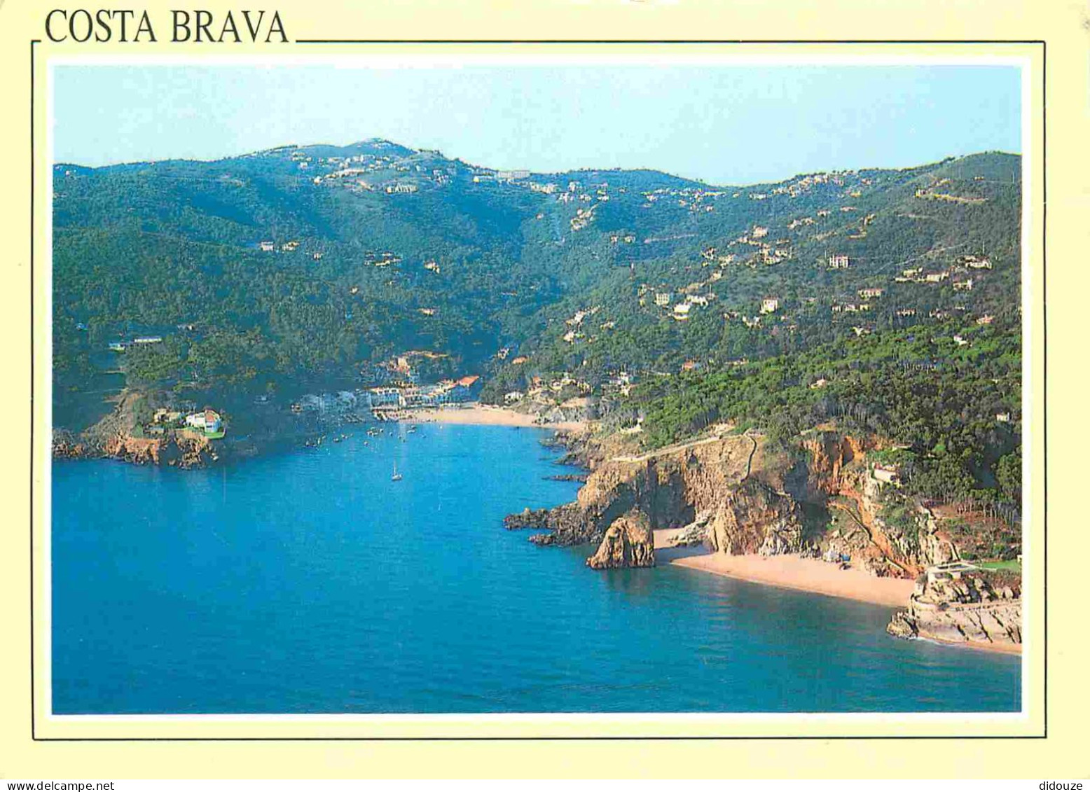 Espagne - Espana - Cataluna - Costa Brava - Platja De Sa Riera - Platja Nudista De L'Illa Roja - Vista Aérea - Vue Aérie - Gerona