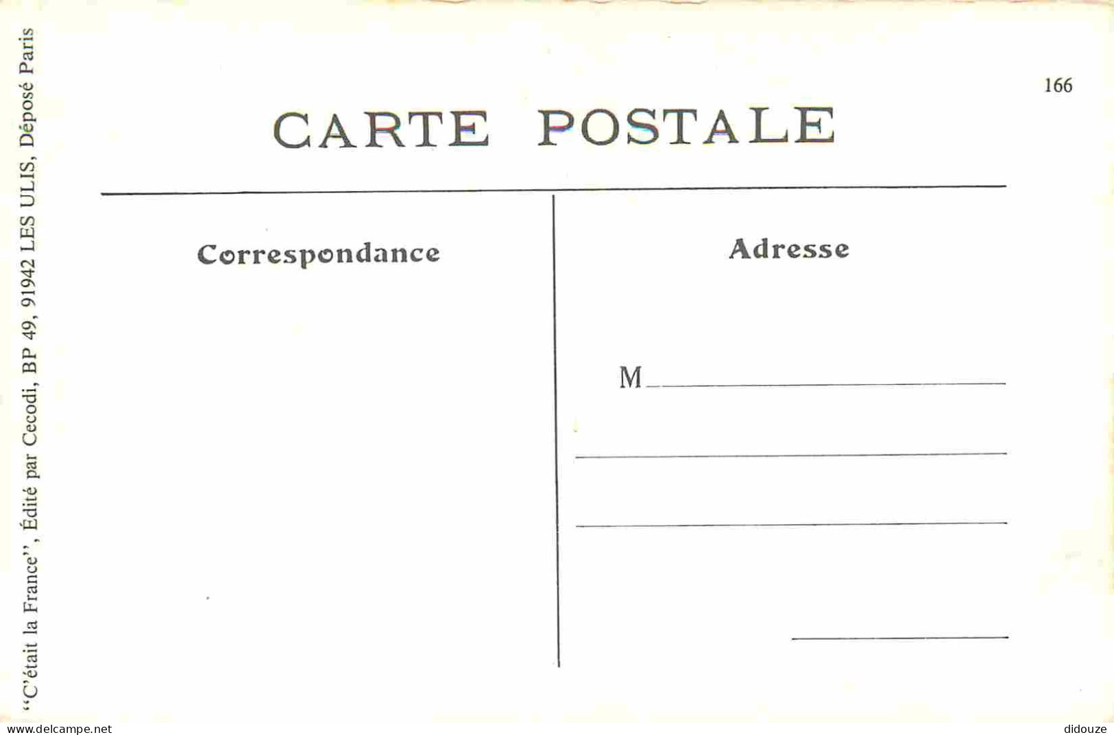 Reproduction CPA - 75 Paris - Paris Vécu - Sur Les Quais - Les Bouquinistes - C'était La France - No 166 - CPM Format CP - Artisanry In Paris