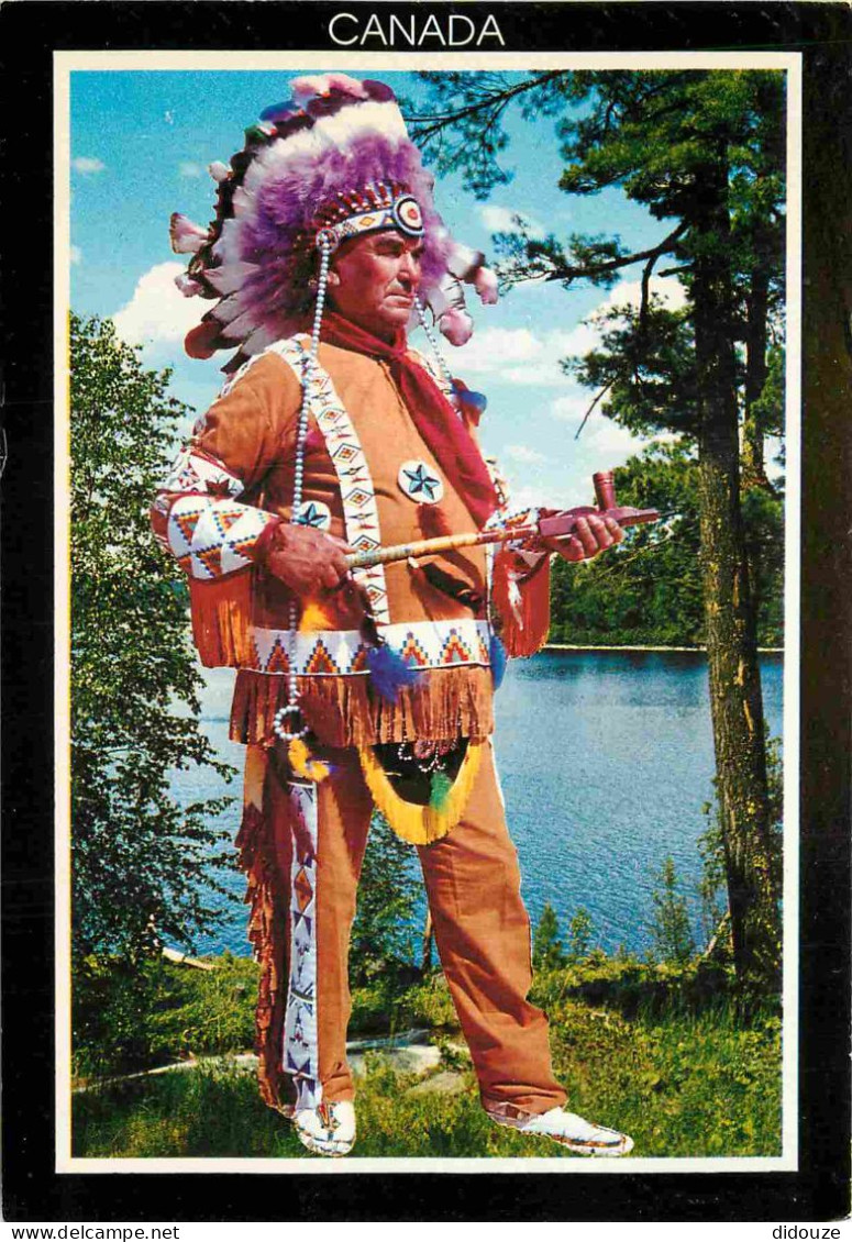 Indiens - Chef Indien Canadien - Canadian Chief - CPM - Voir Scans Recto-Verso - Native Americans