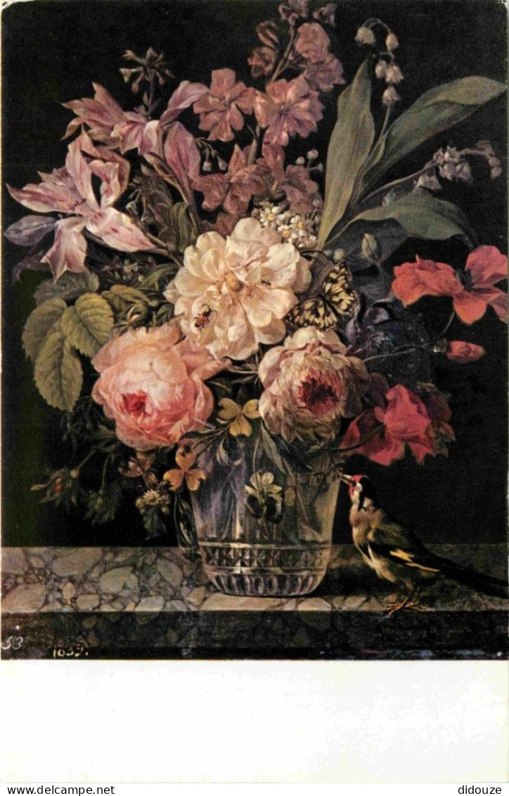 Art - Peinture - J L Malaine - Florero Del Pajarito - Nature Morte - Museo Del Prado - CPM - Carte Neuve - Voir Scans Re - Paintings