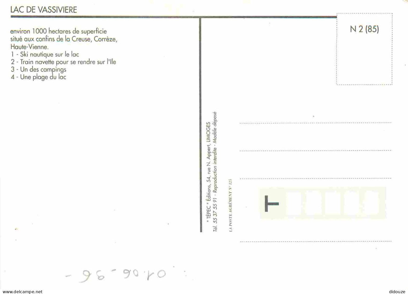 87 - Vassivière En Limousin - Multivues - Carte Géographique - CPM - Carte Neuve - Voir Scans Recto-Verso - Autres & Non Classés