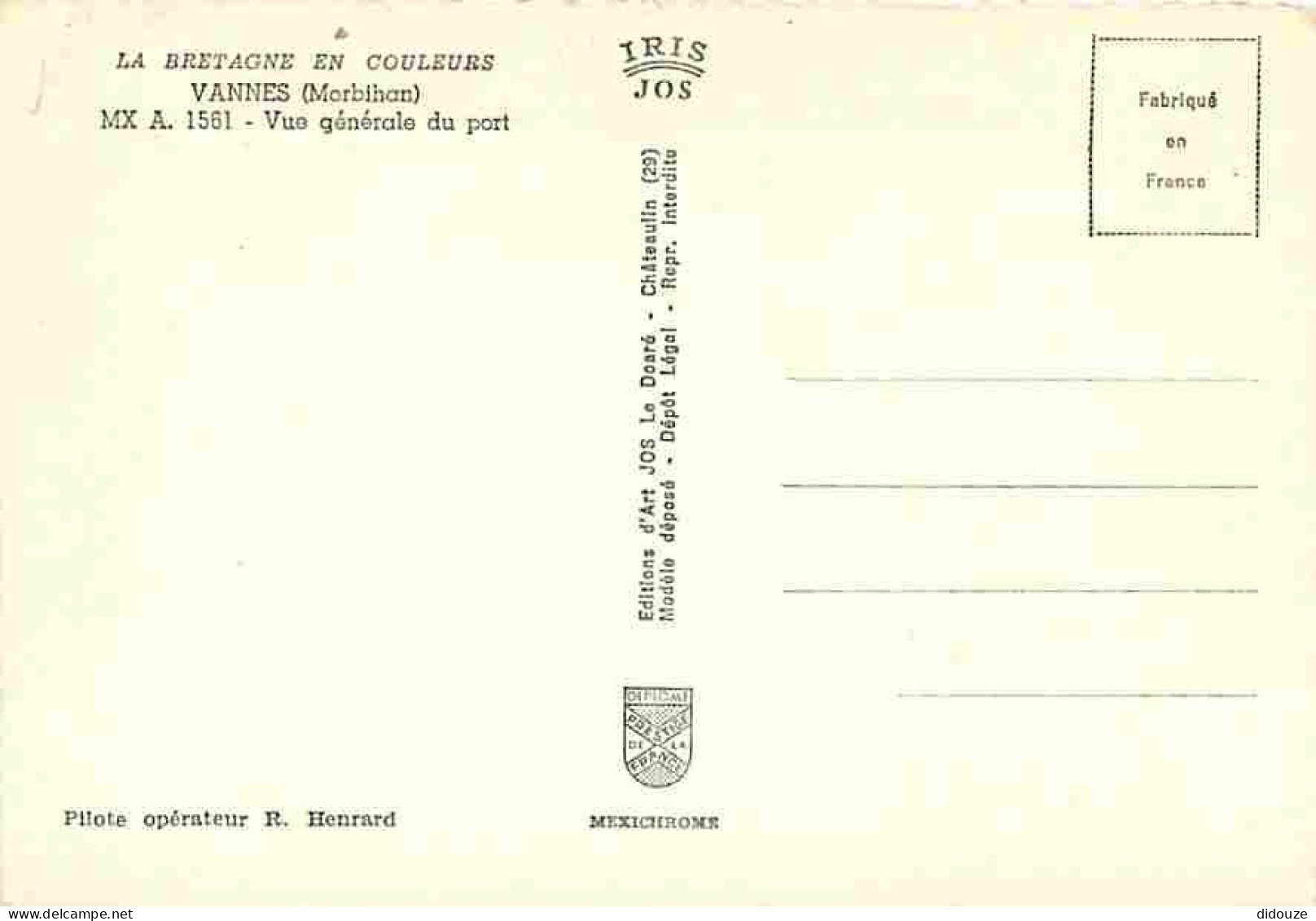 56 - Vannes - Vue Générale Aérienne Du Port - CPM - Voir Scans Recto-Verso - Vannes