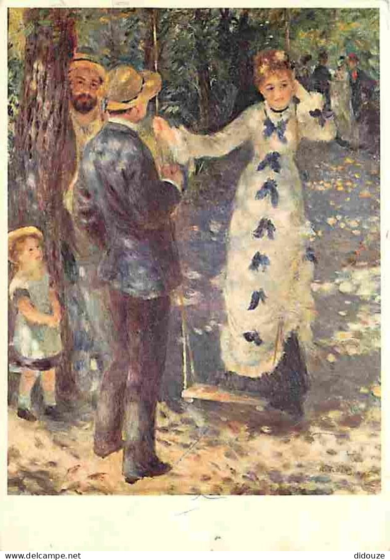 Art - Peinture - Pierre Auguste Renoir - La Balançoire - CPM - Voir Scans Recto-Verso - Malerei & Gemälde