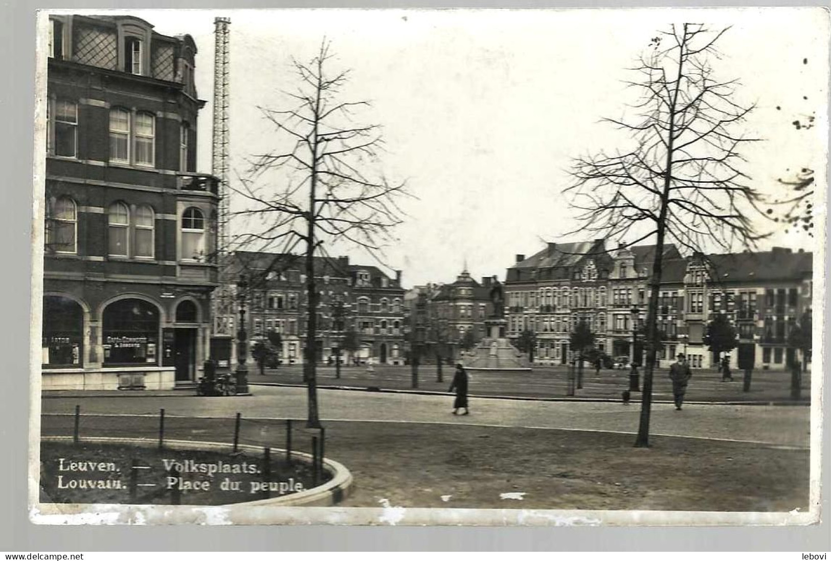 LEUVEN « Volksplaats » - Uitg. Real Photo Lits - Leuven