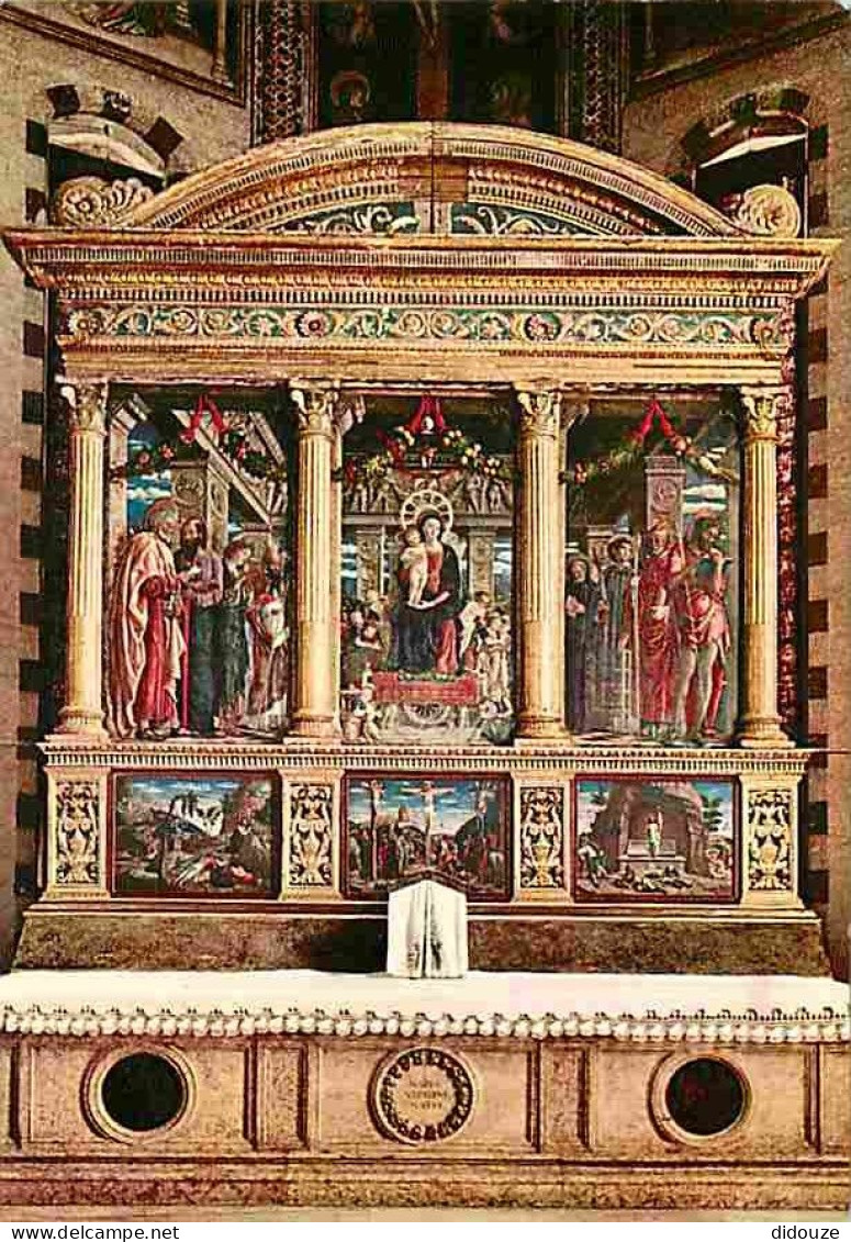 Art - Peinture Religieuse - Vérone - Basilique De St Zeno - Le Tryptique De Mantegna - Carte Neuve - CPM - Voir Scans Re - Paintings, Stained Glasses & Statues