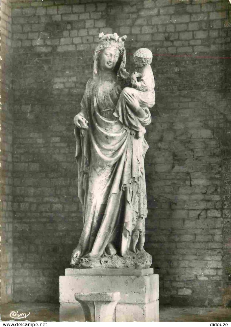 21 - Marmagne - Abbaye Cistercienne De Fontenay - La Vierge - Art Religieux - Mention Photographie Véritable - Carte Den - Sonstige & Ohne Zuordnung