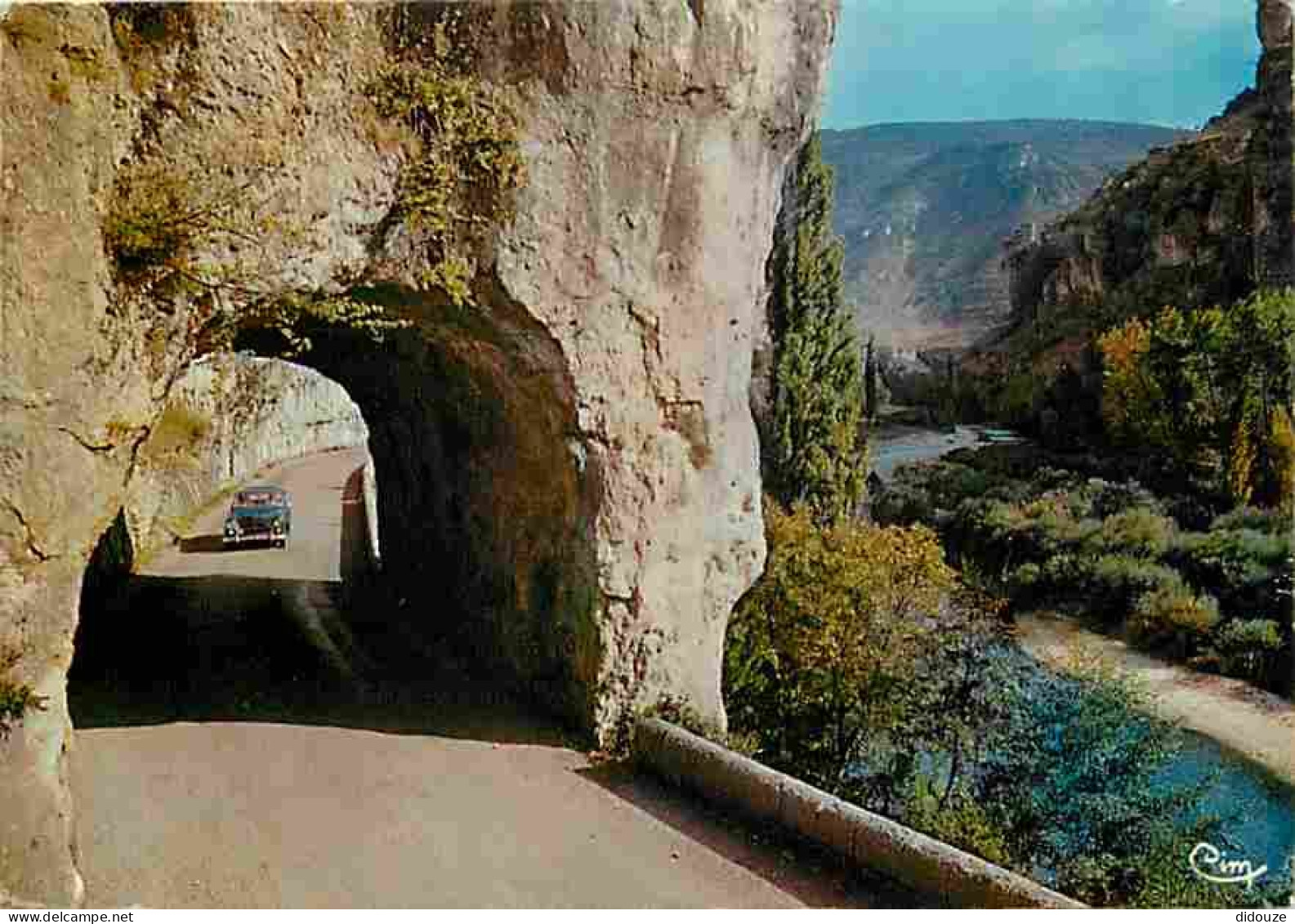 48 - Les Gorges Du Tarn - La Route Nationale Longeant Le Tarn - Automobiles - CPM - Voir Scans Recto-Verso - Gorges Du Tarn