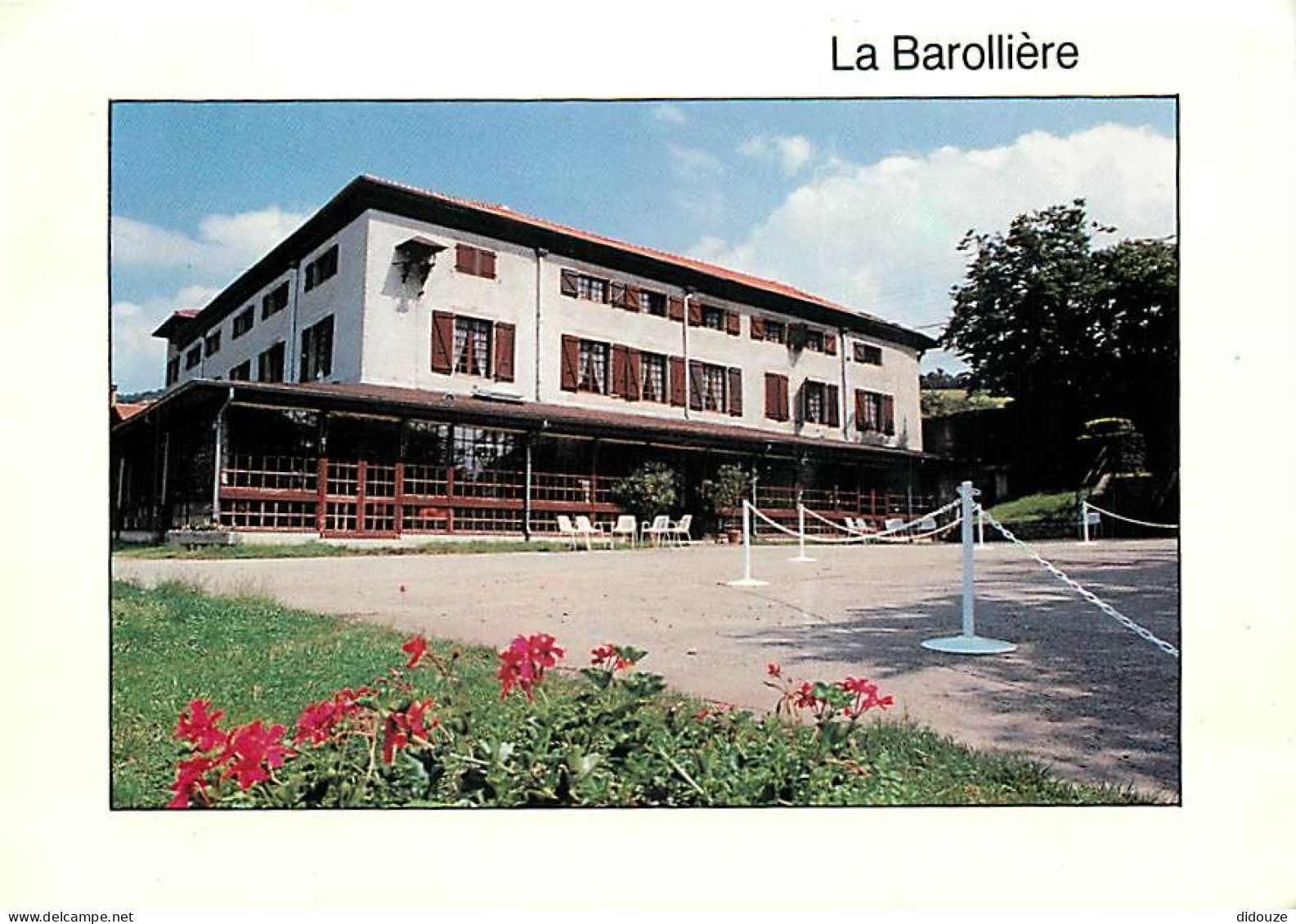 42 - Saint Paul En Jarez - Maison Familiale De Vacances La Barollière - Fleurs - CPM - Voir Scans Recto-Verso - Other & Unclassified