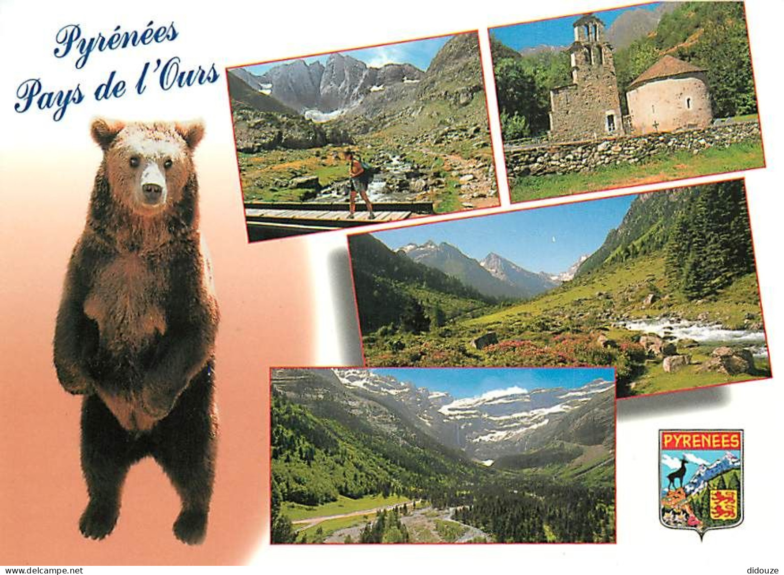 Animaux - Ours - Ours Des Pyrénées - Multivues - Blasons - Bear - CPM - Carte Neuve - Voir Scans Recto-Verso - Beren