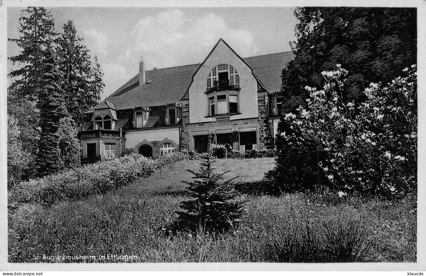 Ettlingen - St.Augustusheim Gel.1931 - Ettlingen