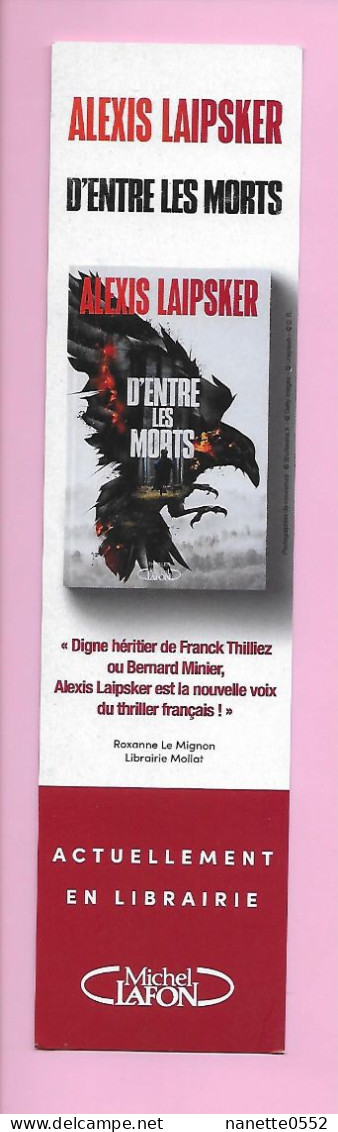 MP - D'entre Les Morts - Ed. Michel Lafon - Marque-Pages