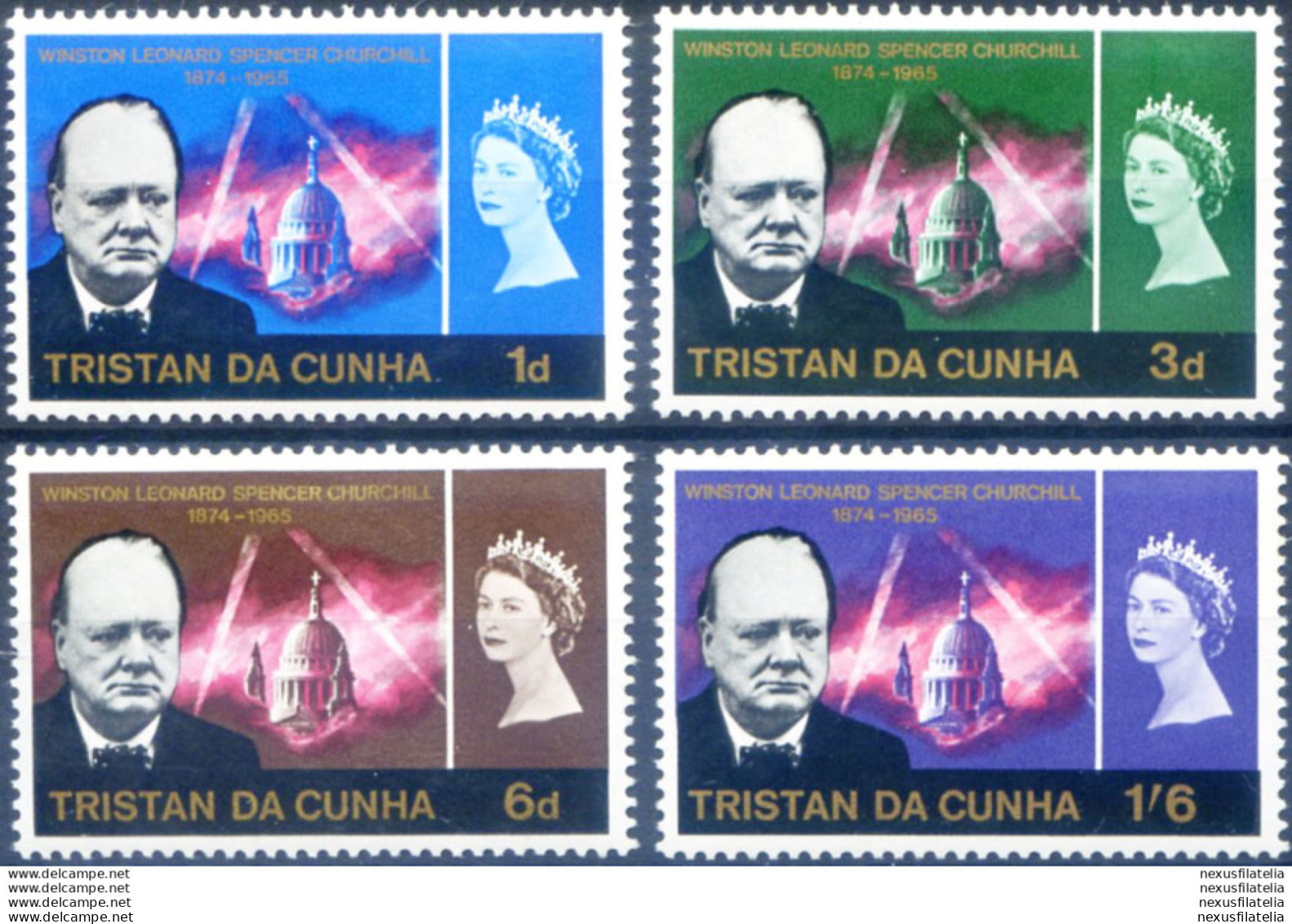 Winston Churchill 1966. - Tristan Da Cunha