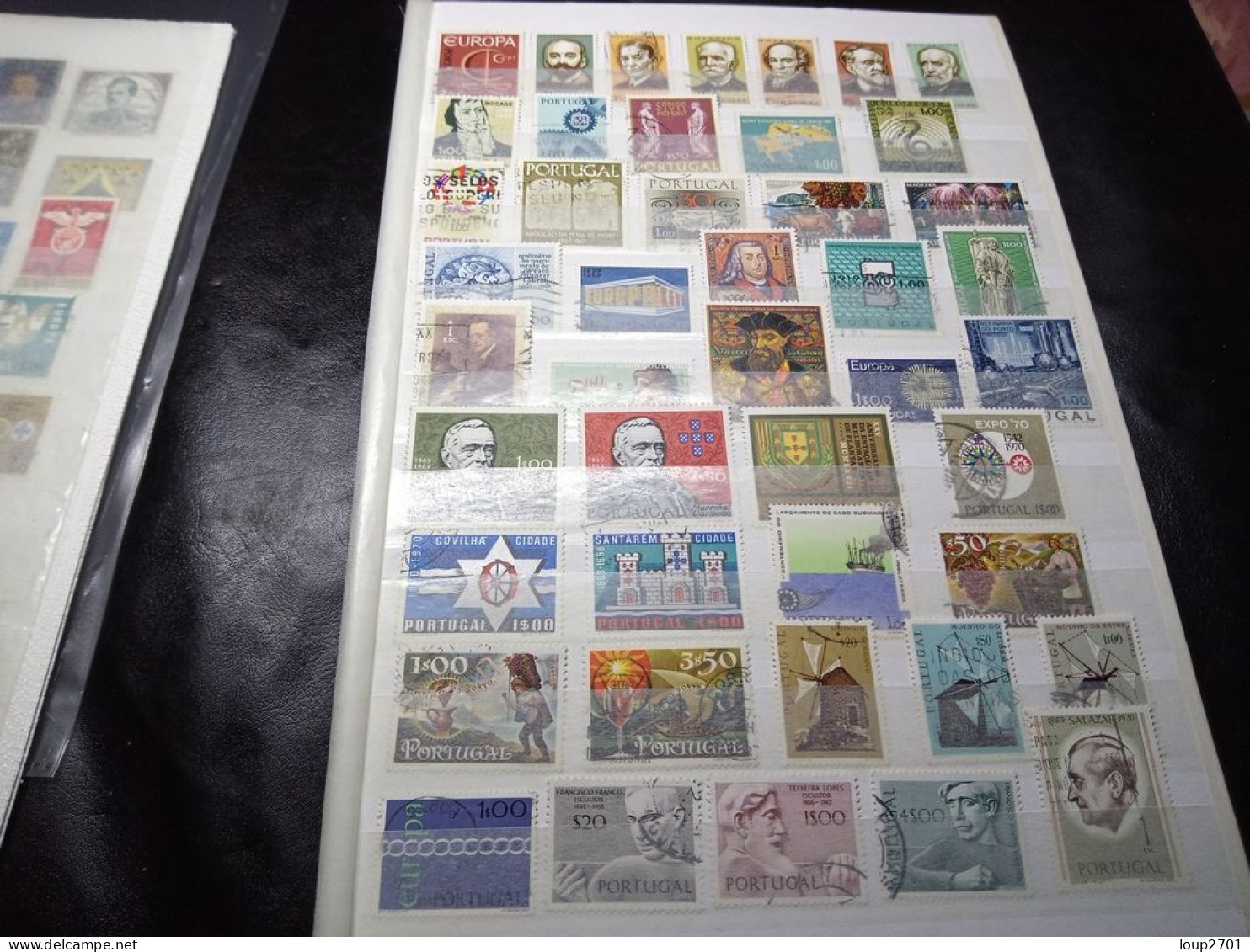 DM955 LOT FEUILLES PORTUGAL ET DIVERS N / O A TRIER COTE++ DEPART 10€ - Collections (en Albums)