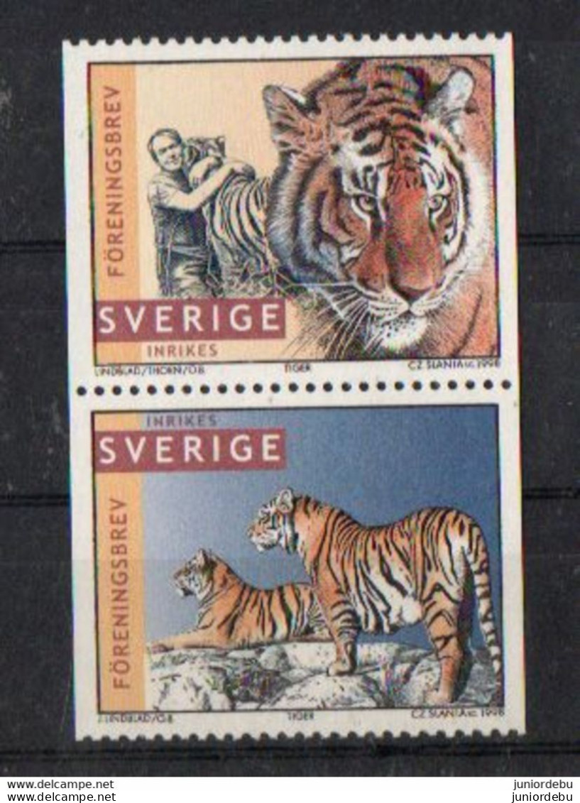 Sweden - 1998 - Jan Lindblad's Tigers - MNH.( OL 19/05/2022) - Unused Stamps