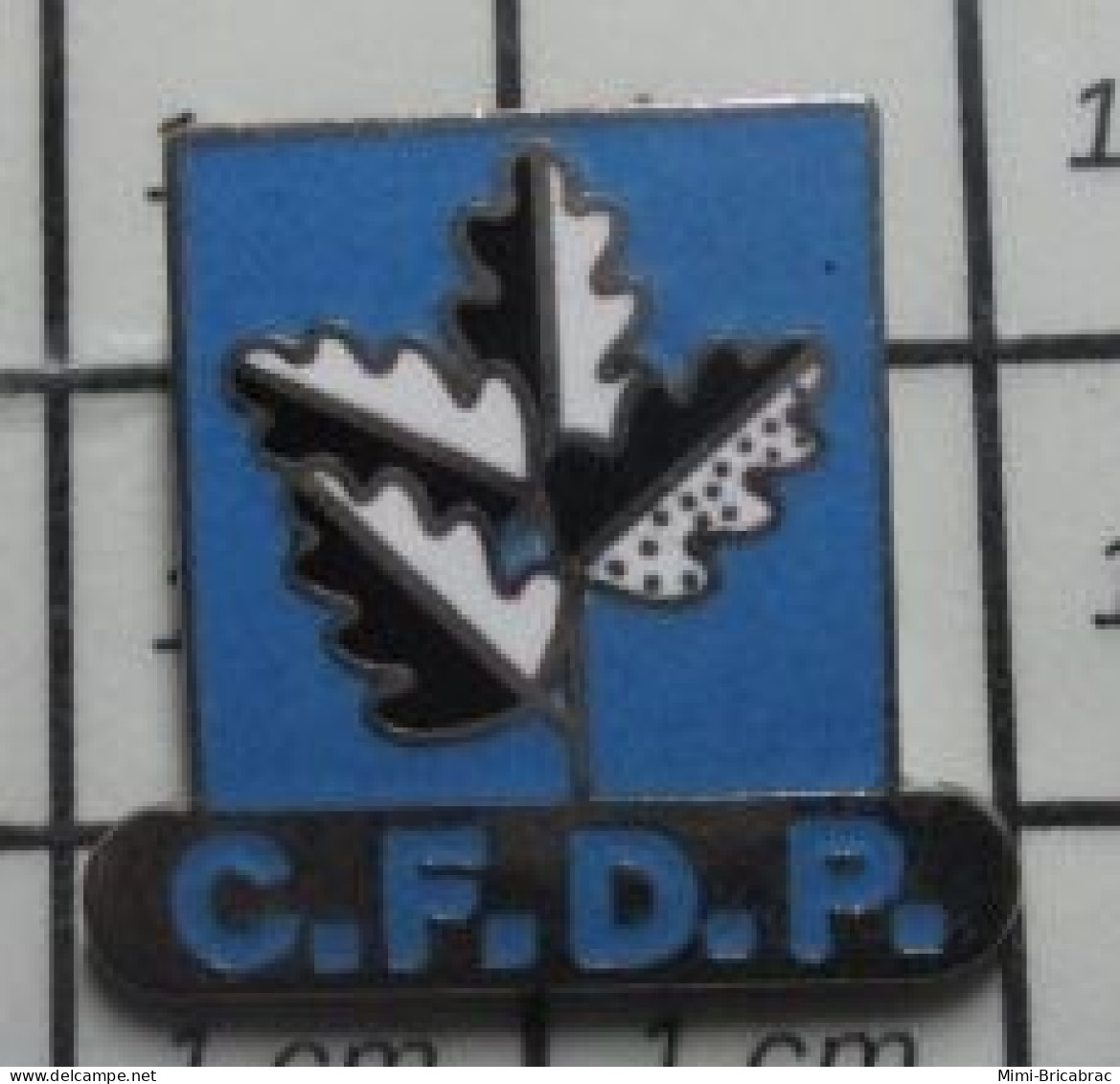 711e Pin's Pins : BEAU ET RARE : AUTRES / CFDP FEUILLES DE CHENE - Sonstige & Ohne Zuordnung