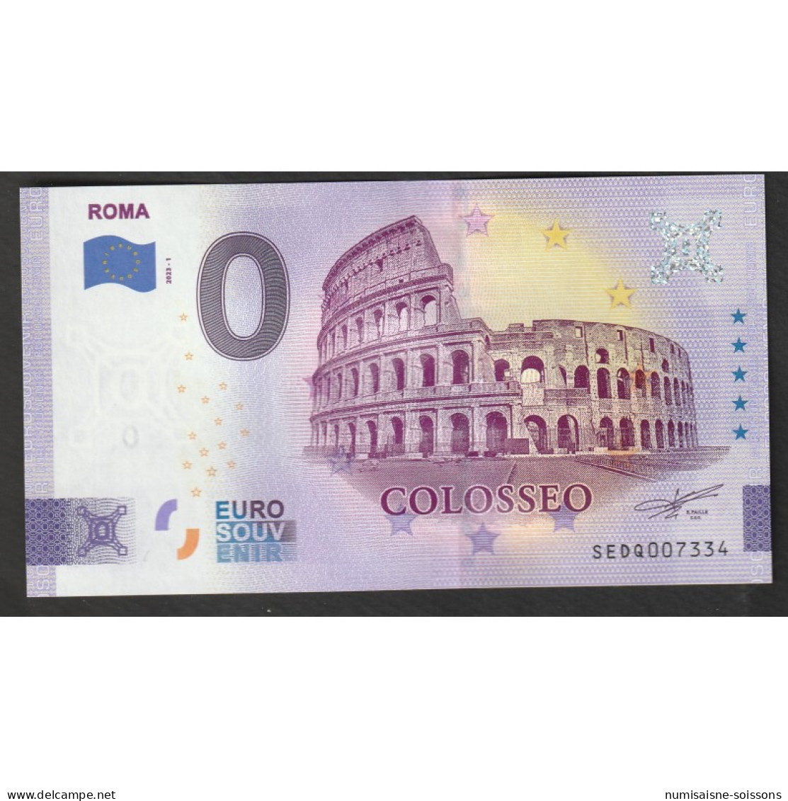 ITALIE - ROME - COLISEE - 2023-1 - Private Proofs / Unofficial