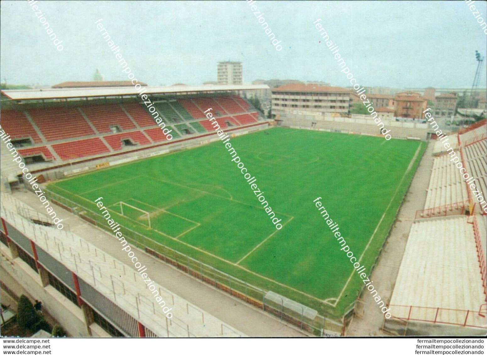 Bo610 Cartolina Reggio Emilia Stadio Stadium Mirabello Reggio Emilia - Pesaro