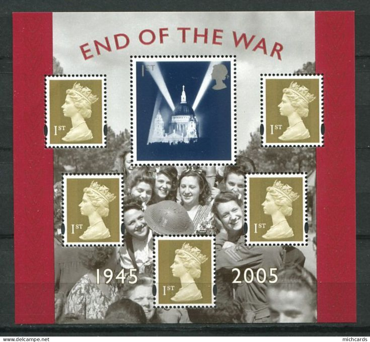 191 GRANDE BRETAGNE 2005 - Yvert BF 32 - Fin De La 2e Guerre Mondiale - Neuf ** (MNH) Sans Charniere - Ungebraucht