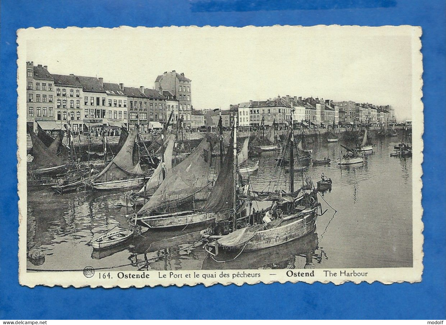 CPA - Belgique - Ostende - Le Port Et Le Quai Des Pêcheurs - Circulée - Oostende