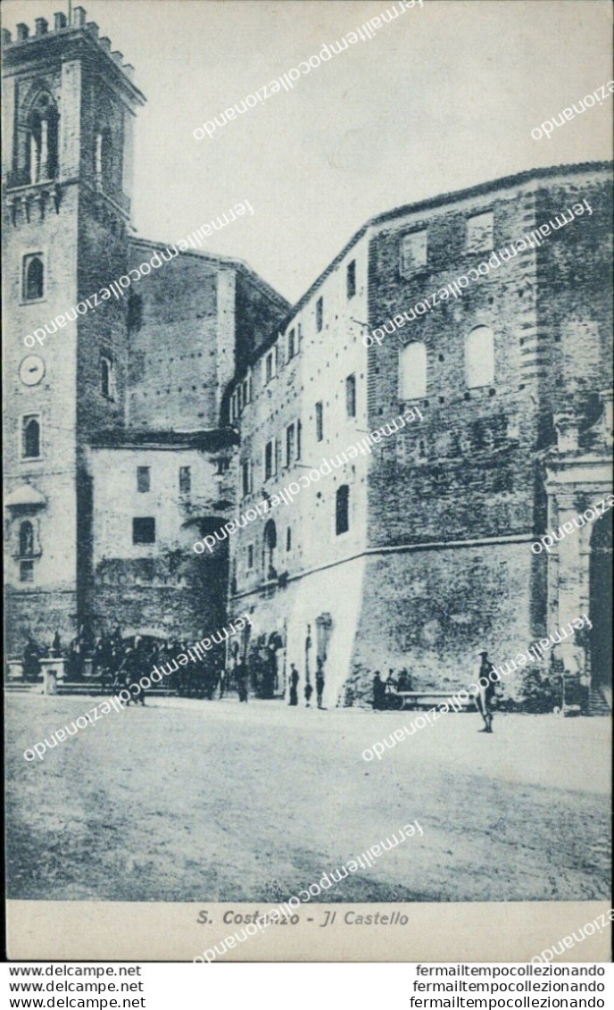 Ba149 Cartolina Pesaro S.costanzo Il Castello Marche - Pesaro
