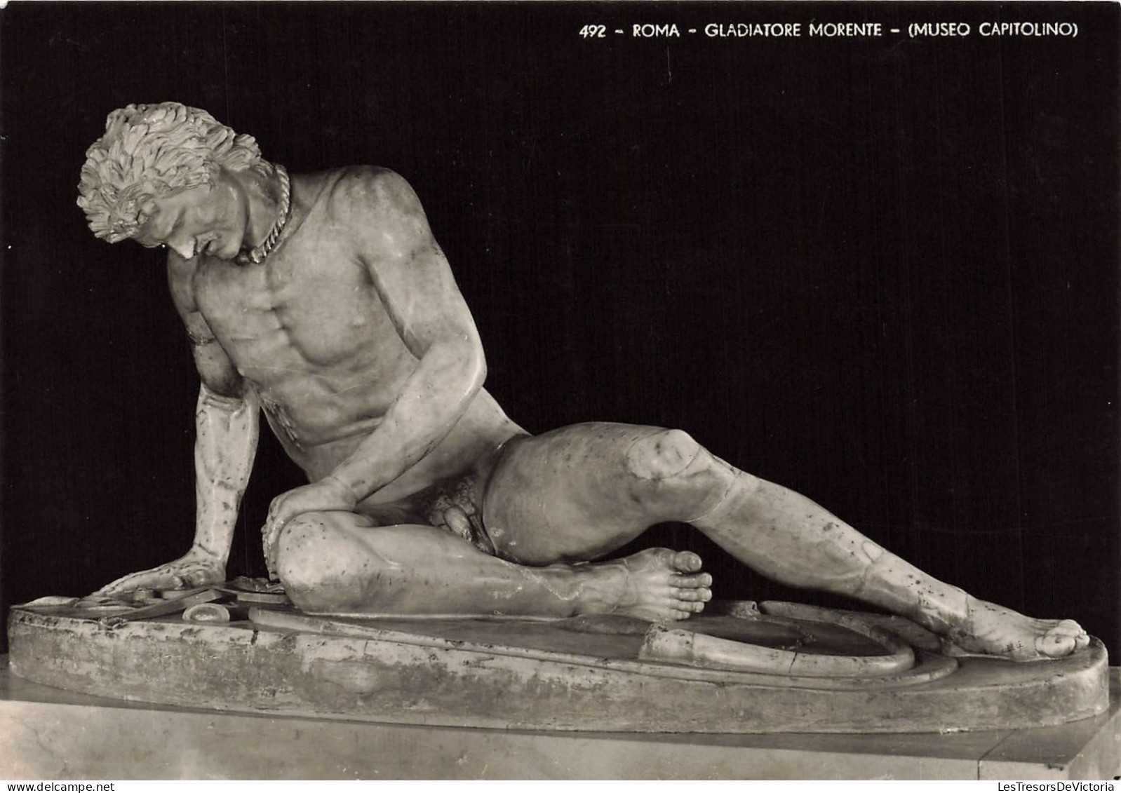 ITALIE - Roma - Gladiatore Morente - Museo Capitolino - Statue - Carte Postale Ancienne - Musea