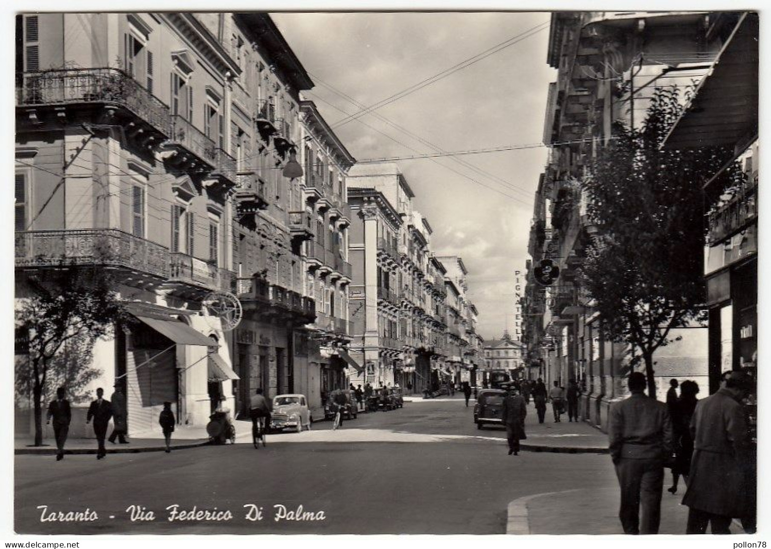 TARANTO - VIA FEDERICO DI PALMA - 1957 - Taranto