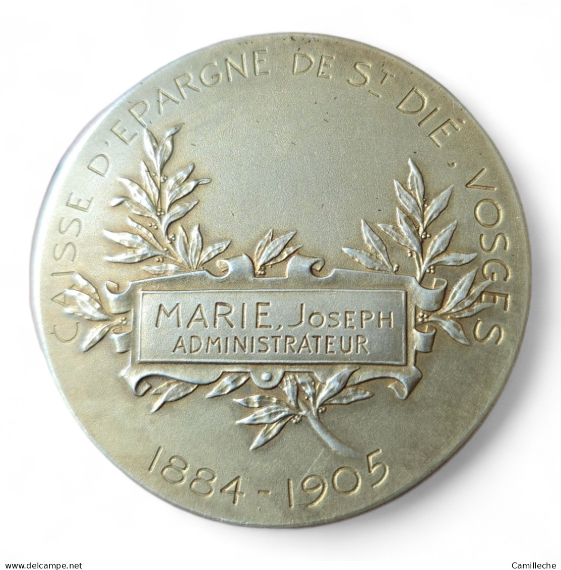 Henri DUBOIS Médaille Argent Caisse D'épargne - Professionali / Di Società