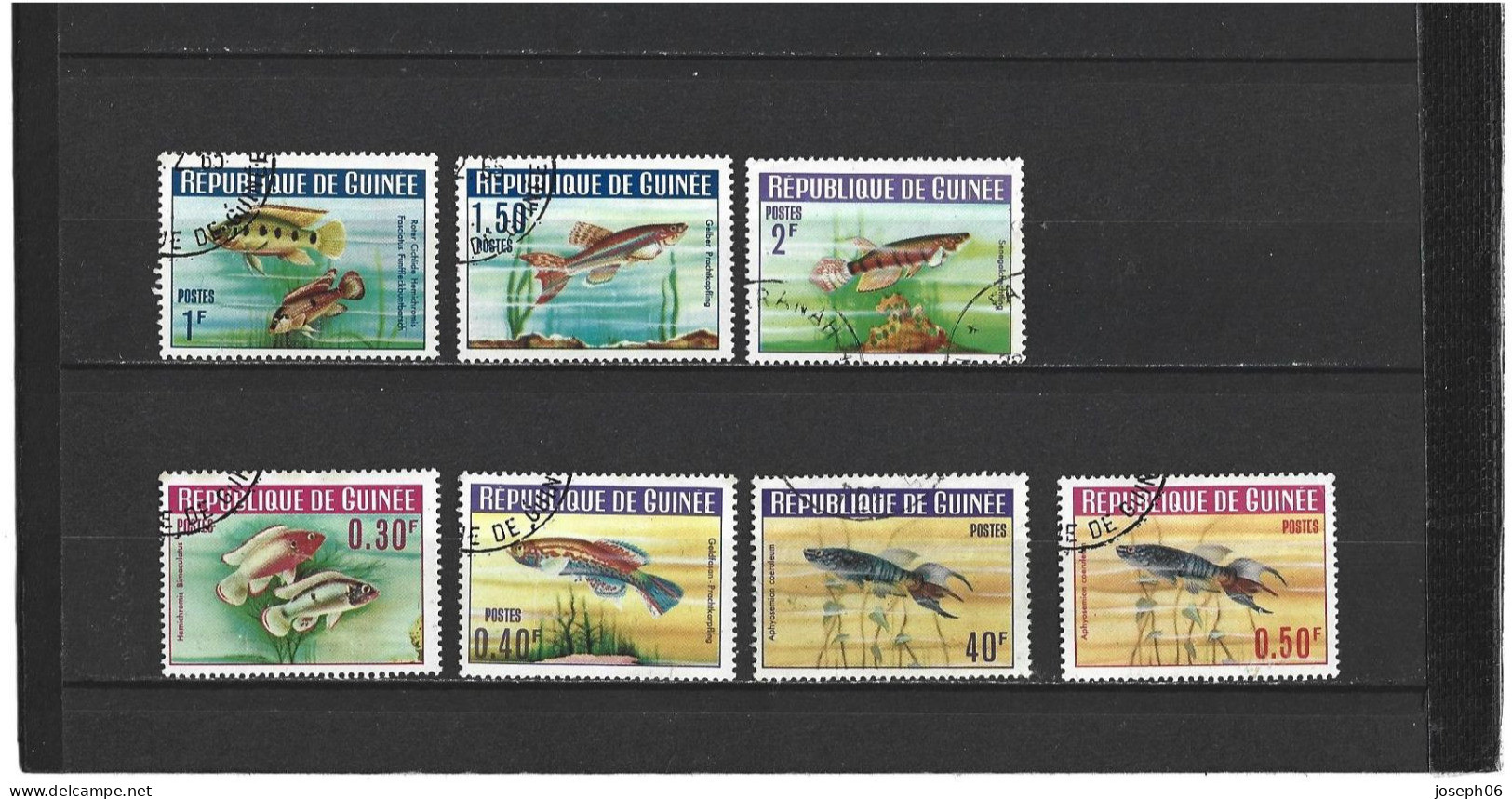 GUINEE  République  1964  Y.T.  N° 177  à  186  Incomplet   Oblitéré - Guinee (1958-...)