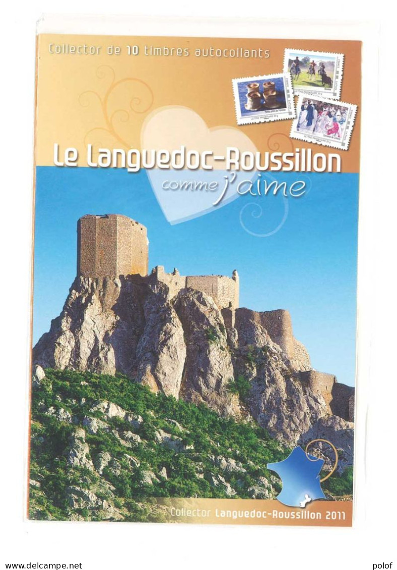 COLLECTOR-Le Languedoc-Roussillon Comme J'aime-10 Timbres à Valeur Permanente (Lettre Prioritaire) Sous Blister  (C 152) - Collectors