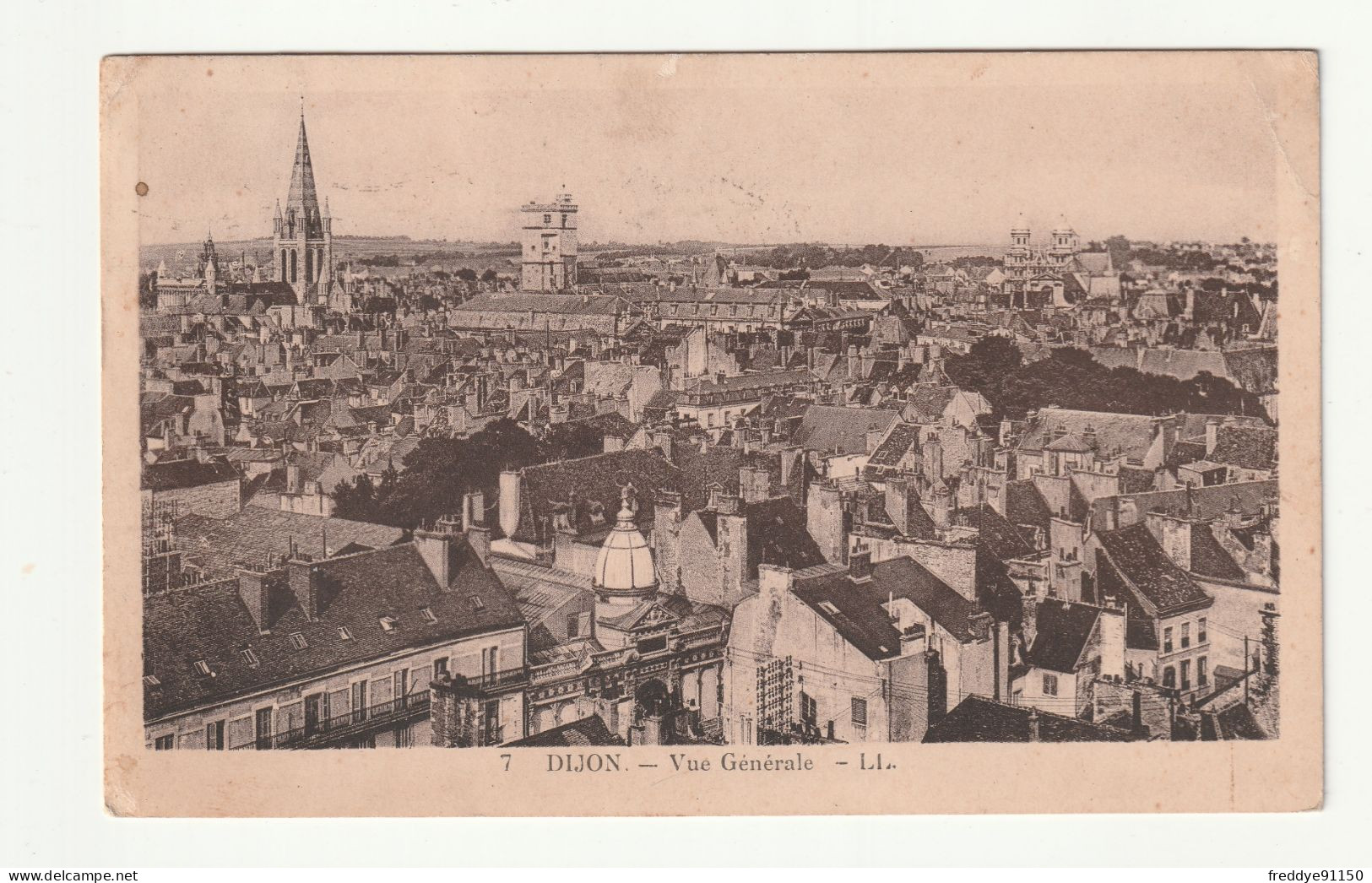 21 . Dijon . Vue Générale . 1934 - Dijon