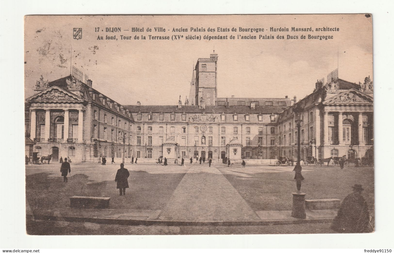 21 . Dijon . Hôtel De Ville . Ancien Palais Des Etats De Bourgogne . 1924 - Dijon