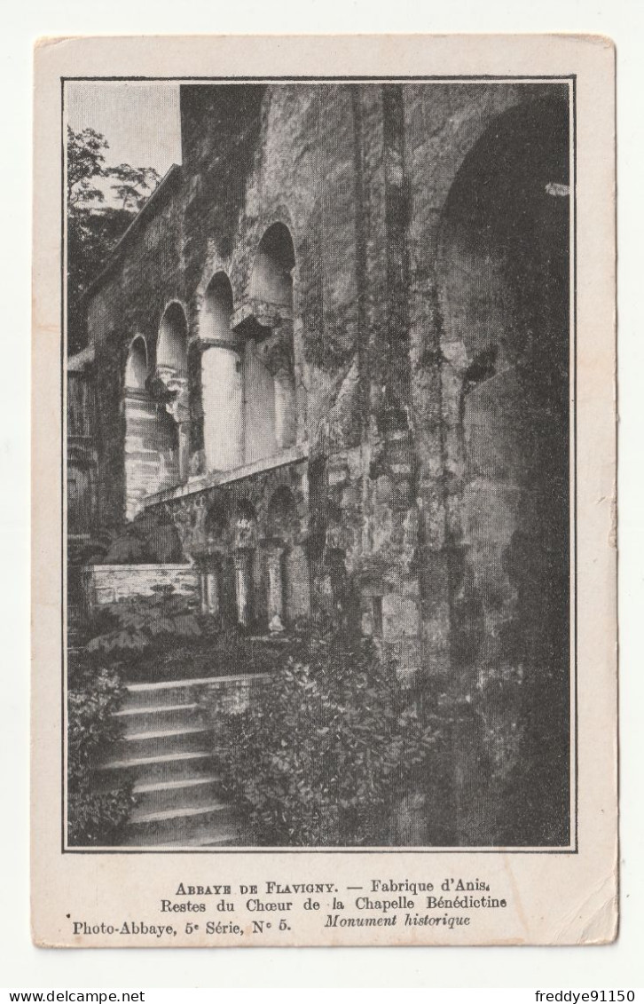 21 . Abbaye De Flavigny . Fabrique D'Anis . Restes Du Coeur De La Chapelle Bénédictine - Autres & Non Classés